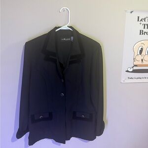 Sag Harbor Black Women's Blazer